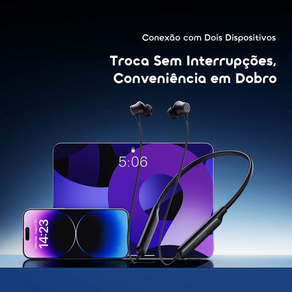 Necklace 5 Tahsan tuned noise cancellation long playtime wireless earphone