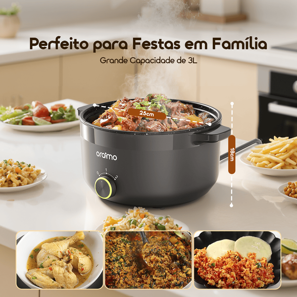 MultiPo 3L Capacity Multi-Functional Electric Cooker