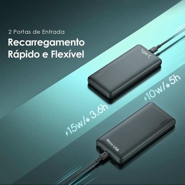 Toast 15 Flash 10000mAh Fast Charging Power Bank