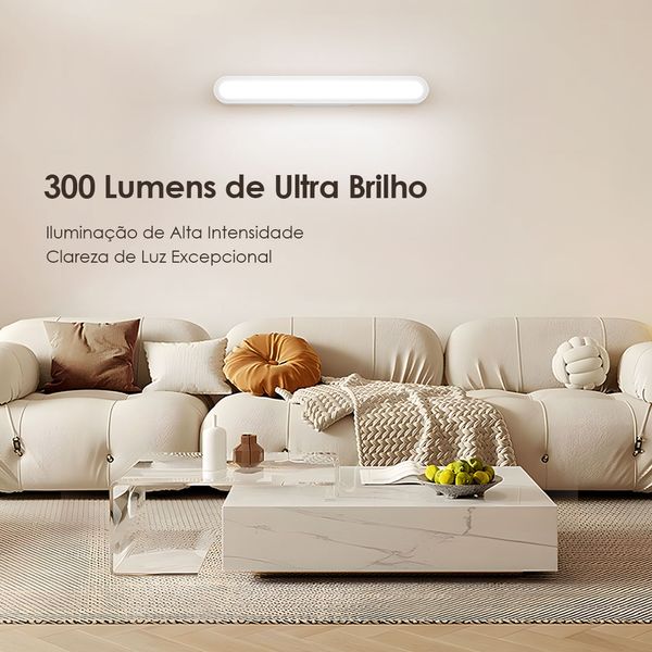 GlowMagnetic Luz magnética de 5W e 300 lúmens, 2 unid.