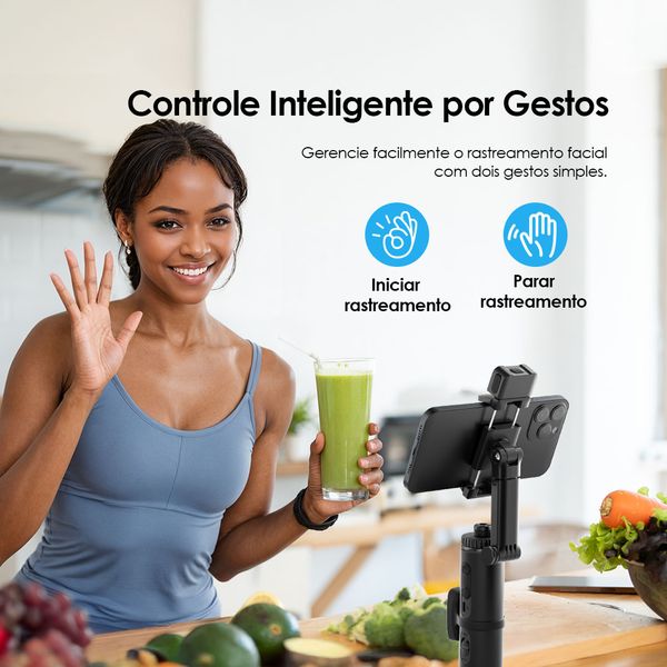 FlowMotion Gimbal inteligente de rastreio facial