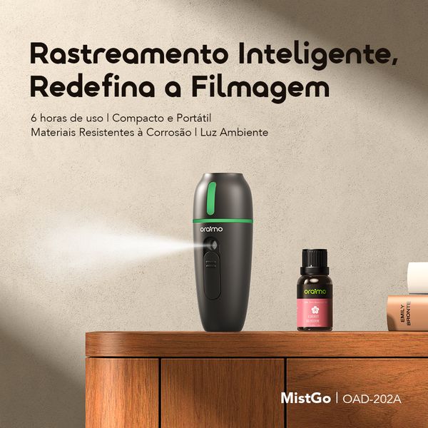 MistGo Humidificador portátil de 900 mAh