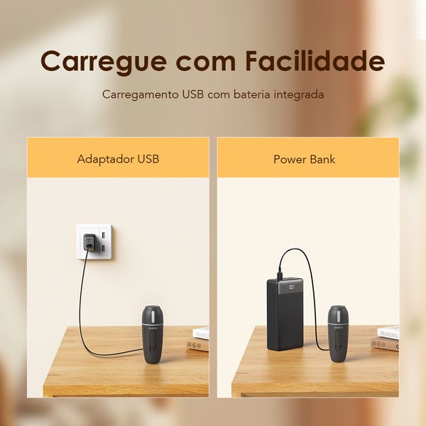 MistGo Humidificador portátil de 900 mAh