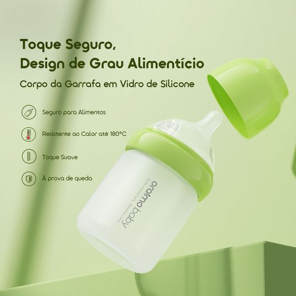 PureBottle-160 Materiais seguros, biberão de fluxo suave