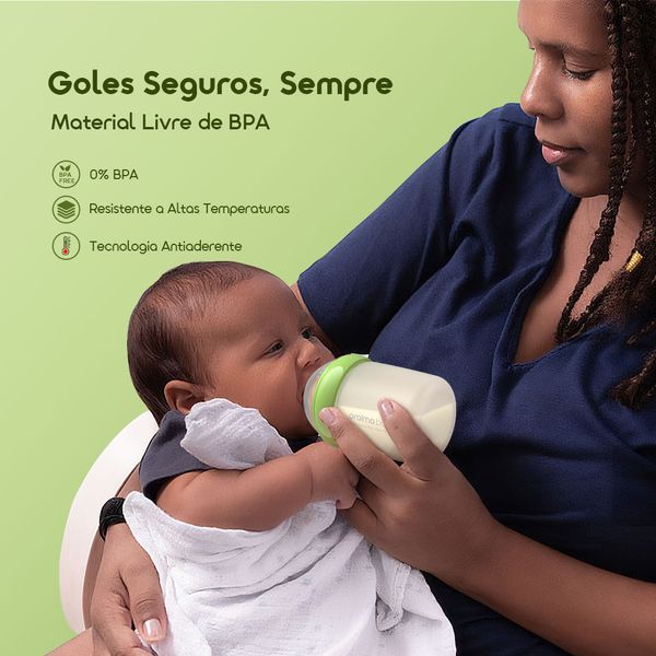 PureBottle-160 Materiais seguros, biberão de fluxo suave