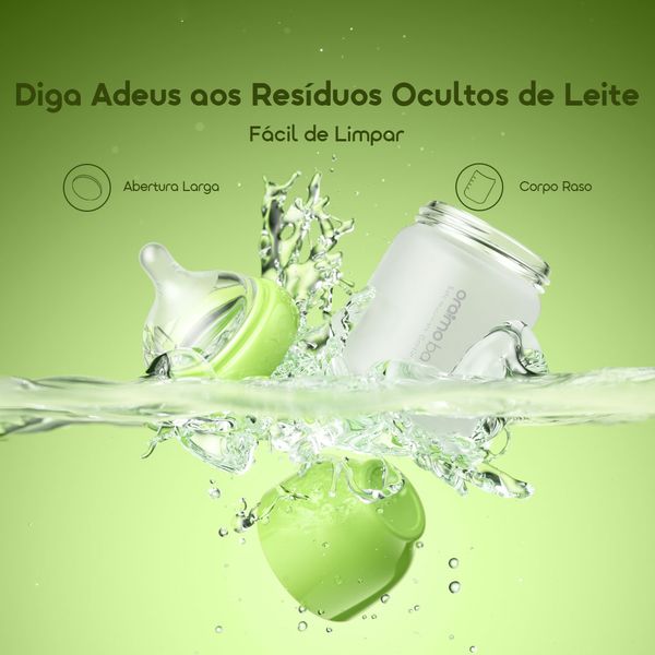 PureBottle-160 Materiais seguros, biberão de fluxo suave