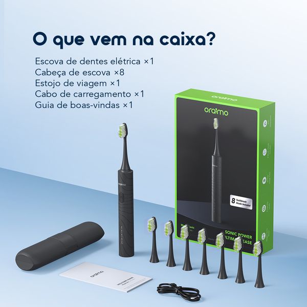 Magnisonic Escova de dentes elétrica Sonic Power