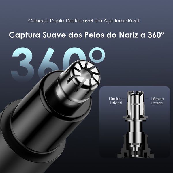 MiniTrim Aparador de Pelos do Nariz e Ouvido