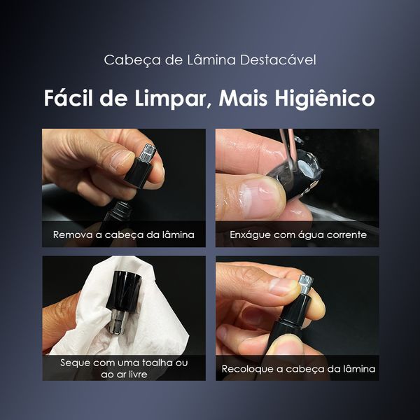 MiniTrim Aparador de Pelos do Nariz e Ouvido