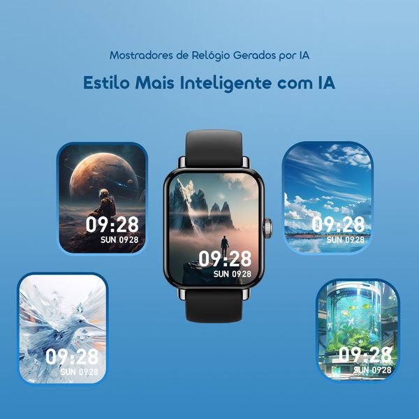 Watch 6 Pro Mostradores de Relógio Gerados por IA - smartwatch