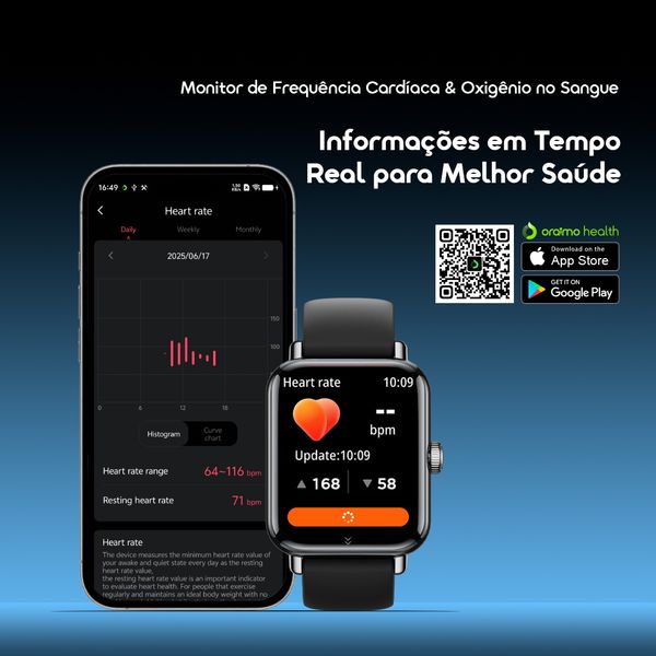 Watch 6 Pro Mostradores de Relógio Gerados por IA - smartwatch