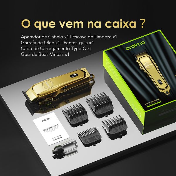Smart Clipper 2 Gold Cortador de Cabelo Profissional