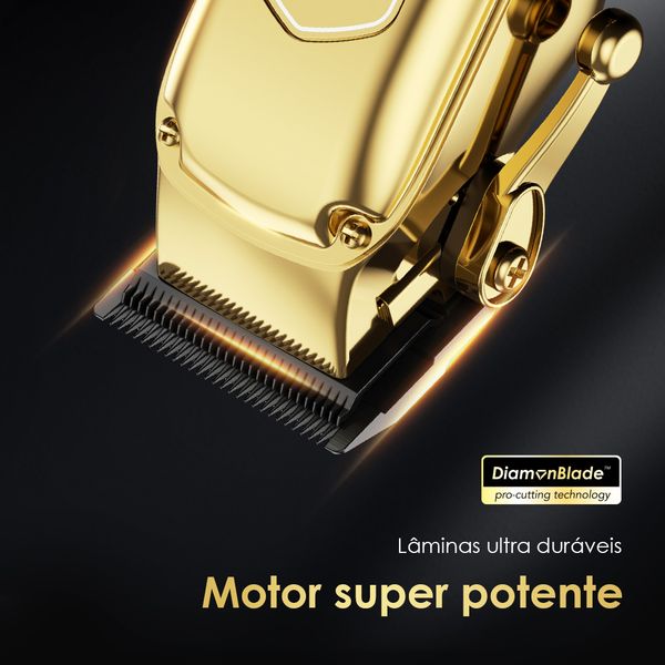 Smart Clipper 2 Gold Cortador de Cabelo Profissional