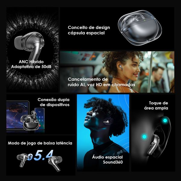 SpaceBuds Pro Hybrid ANC True Wireless Earbuds