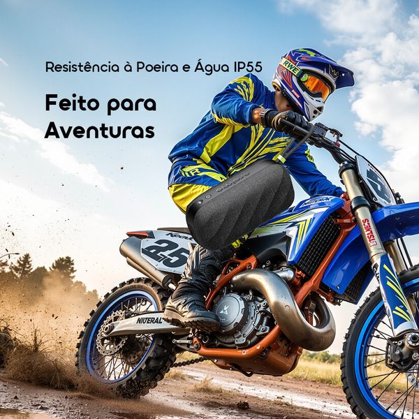 SpaceBox Active Coluna de Som Portátil Sem Fios Personalizável com FM de 25W de Potência