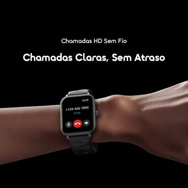 Watch Nova 2 Lite Relógio inteligente com ecrã a cores AMOLED totalmente sensível ao toque de 1,93 polegadas