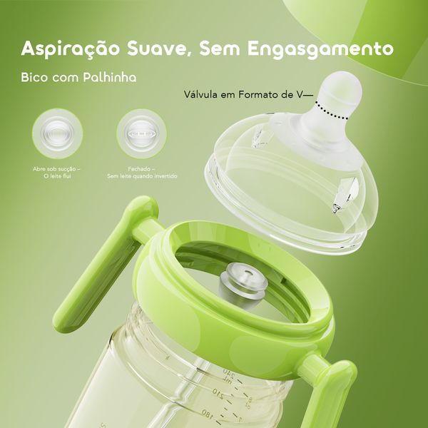 PureDrink 240 (PPUS) Biberão feito com material seguro