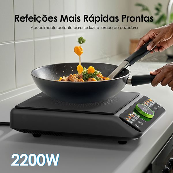 FlexiCooker Placa de aquecimento elétrica em cerâmica de 2200 W