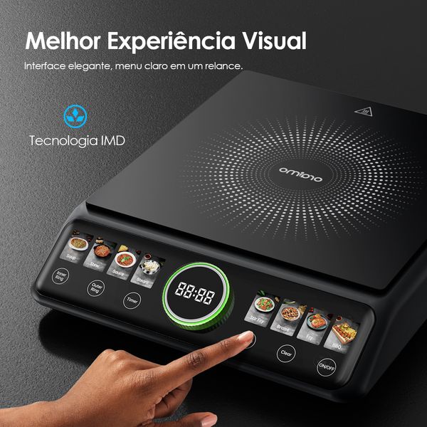 FlexiCooker Placa de aquecimento elétrica em cerâmica de 2200 W