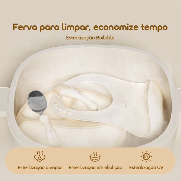 BabyFeast Utensílios de jantar em silicone para bebés