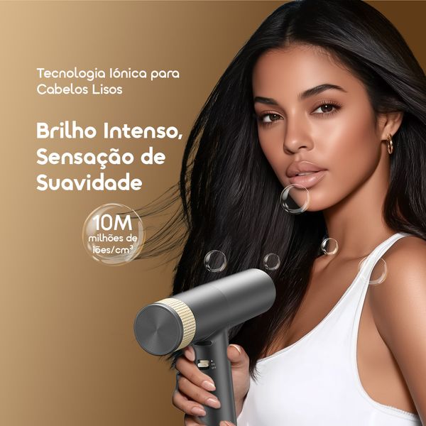 Swift Dry Secador de cabelo com motor de alta velocidade