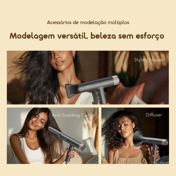 Swift Dry Secador de cabelo com motor de alta velocidade