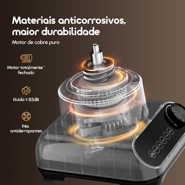 OmniBlend 2 Liquidificador 5 em 1 com velocidade de 21.000 RPM