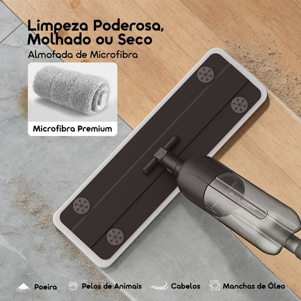 MistGlide Mopa de pulverização Instant-Mist 360°