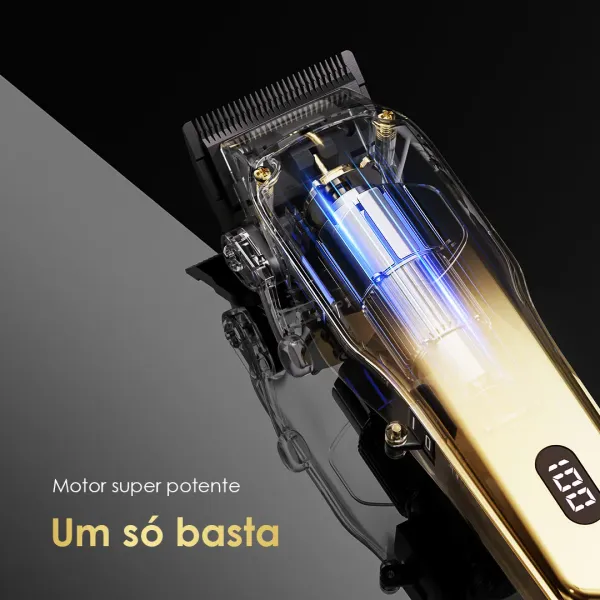 Watch 5 Lite & Smart Clipper 2 Gold 2.01" HD IP68 Smart Watch & Professional Hair Clipper