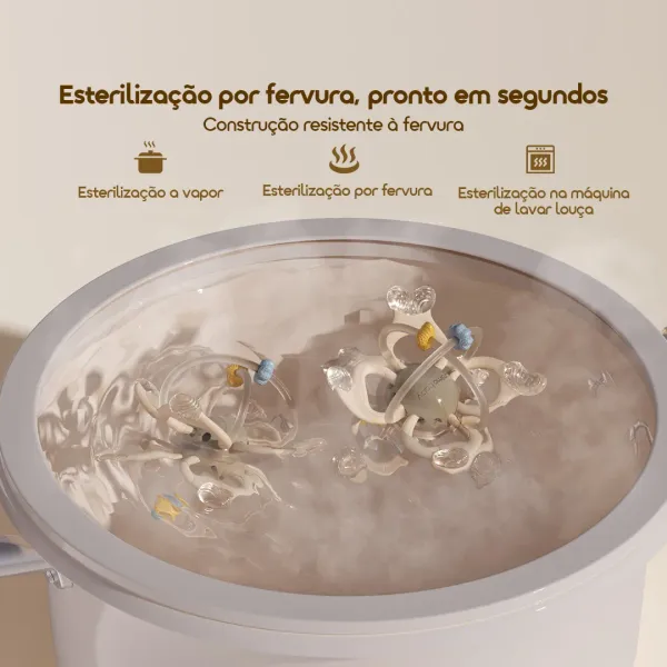 PureDrink 240 & TinyChew 240ml PPSU Baby Bottle & Baby Teething Manhattan Ball Toy