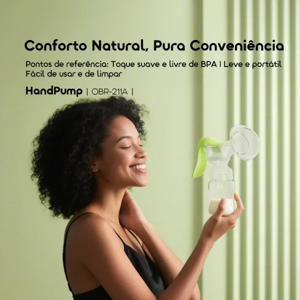 PureDrink 240& HandPump Biberão de 240ml em PPSU e bomba tira-leite manual leve e suave, livre de BPA.