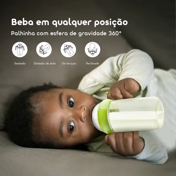 PureDrink 240& HandPump Biberão de 240ml em PPSU e bomba tira-leite manual leve e suave, livre de BPA.