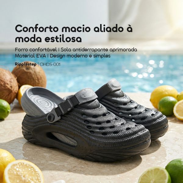 Ripplestep Sapatos macios, confortáveis ​​e antiderrapantes com orifícios