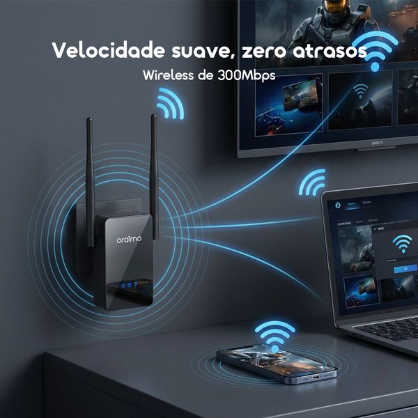 SpeedLink Repetidor de Liberdade Online Ilimitado 3 em 1