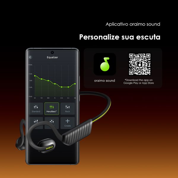 OpenCirclet 2 Auscultadores abertos com rastreamento de passos IPX5