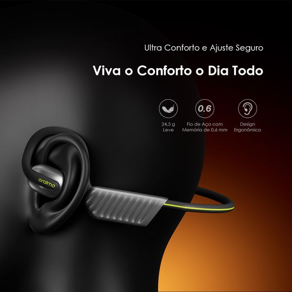 OpenCirclet 2 Auscultadores abertos com rastreamento de passos IPX5