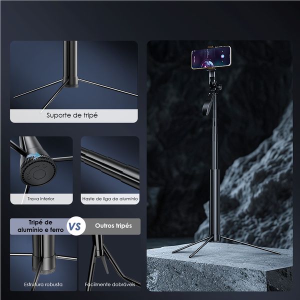 SmartTripod 2 Estabilizador de gimbal tripé 360°