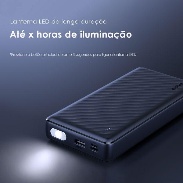 Traveler Link 20 20000mAh e 12W Banco de Energia
