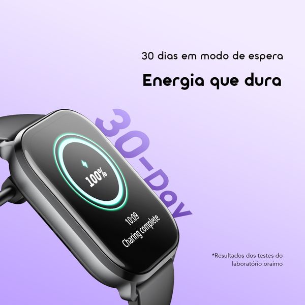 Watch 6 Lite Relógio inteligente de 2,01 polegadas com interface de utilizador moderna.