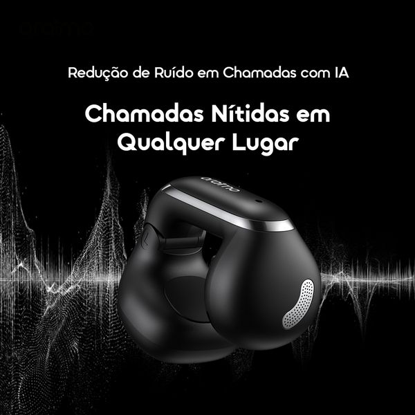 OpenSnap N2 Auscultadores sem fios de carregamento rápido com graves profundos e design aberto