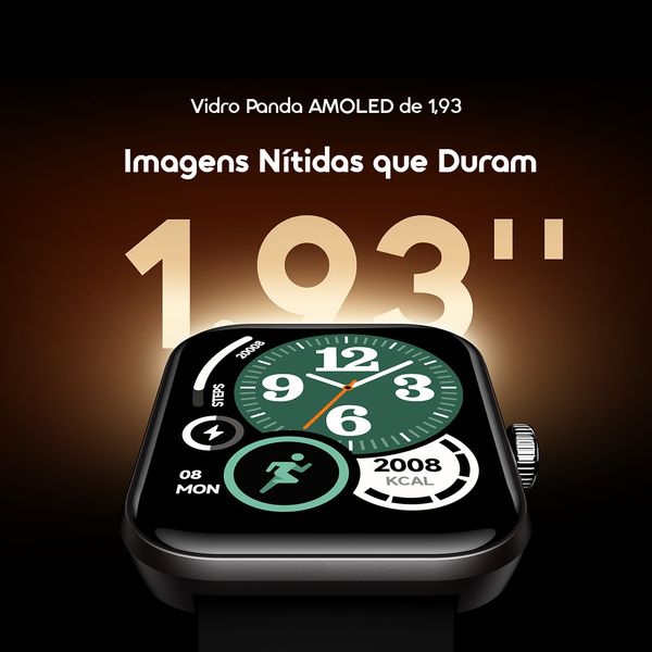 Watch Nova 2N Relógio Inteligente com Ecrã AMOLED de 1,93" e 33 Dias de Autonomia em Standby