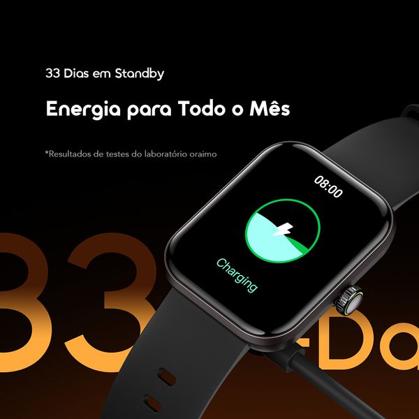 Watch Nova 2N Relógio Inteligente com Ecrã AMOLED de 1,93" e 33 Dias de Autonomia em Standby