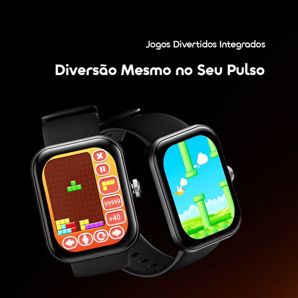 Watch Nova 2N Relógio Inteligente com Ecrã AMOLED de 1,93" e 33 Dias de Autonomia em Standby