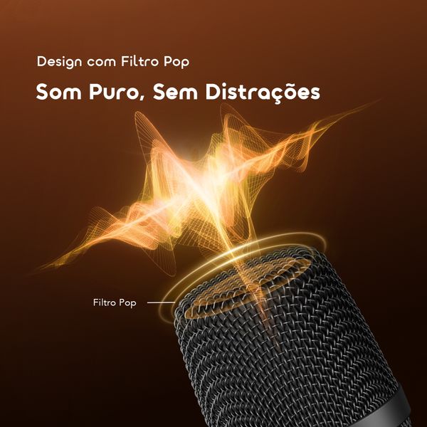 VoxMic Microfone sem fios portátil de longa duração