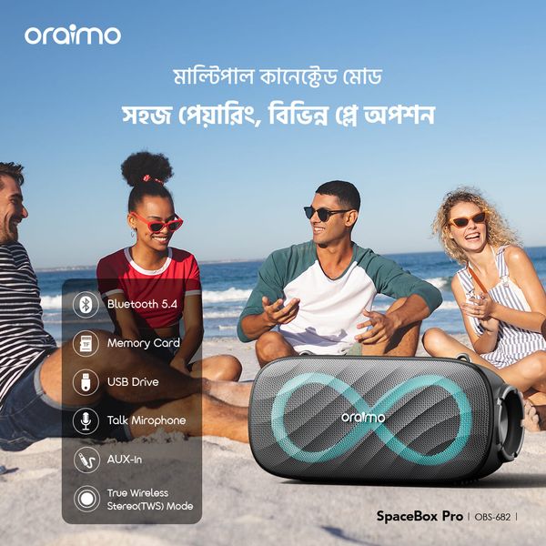 SpaceBox Pro 80W Karaoke-Support Wireless Speaker