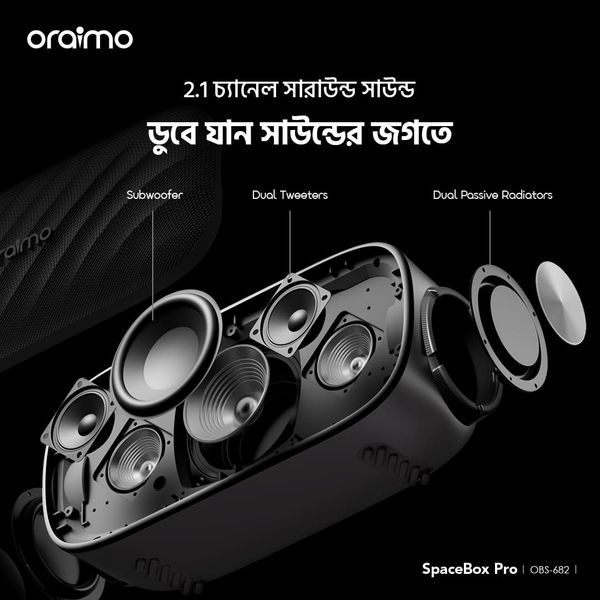 SpaceBox Pro 80W Karaoke-Support Wireless Speaker