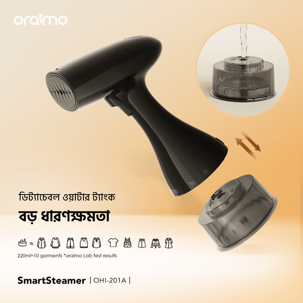 SmartSteamer 1500W Handheld Garment Steamer