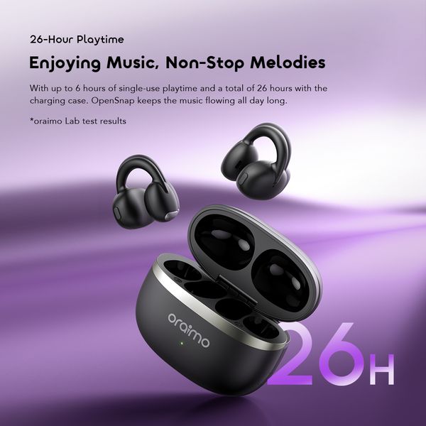 OpenSnap Clip-On True Wireless Headphones