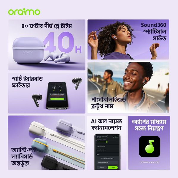 SpaceBuds Lite Sound360 Anti-Lost True Wireless Earbuds