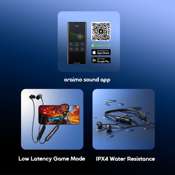 Necklace 5 30dB Noise Cancellation & Call Vibration Earphones